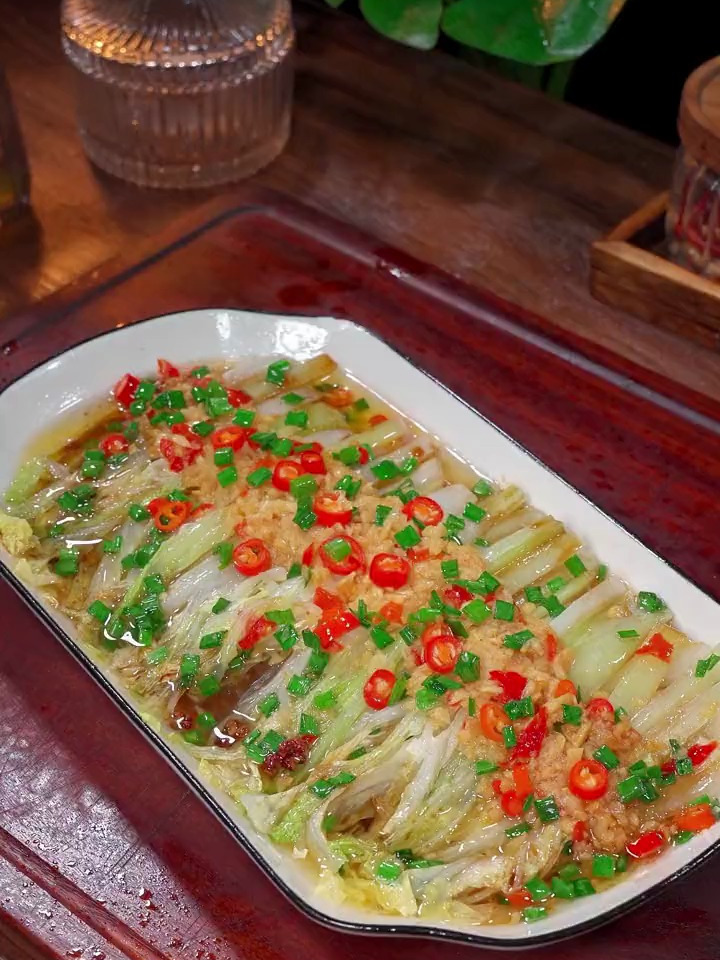 百吃不厌的蒜蓉蒸娃娃菜