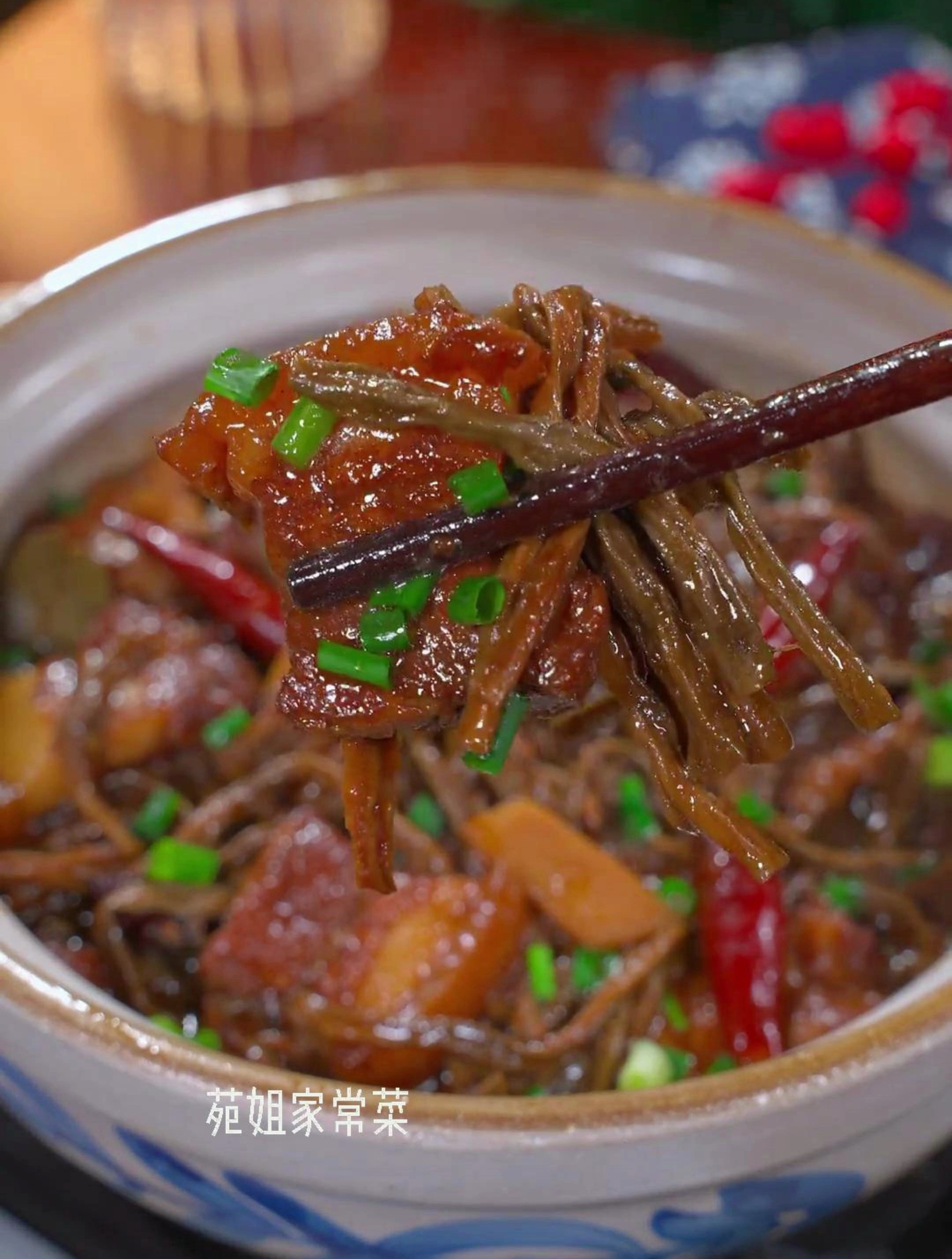 干豆角烧肉的详细做法