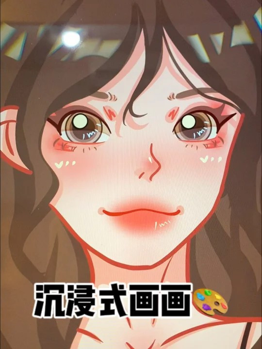 鸭风头像|沉浸式画画卡通头像上色过程