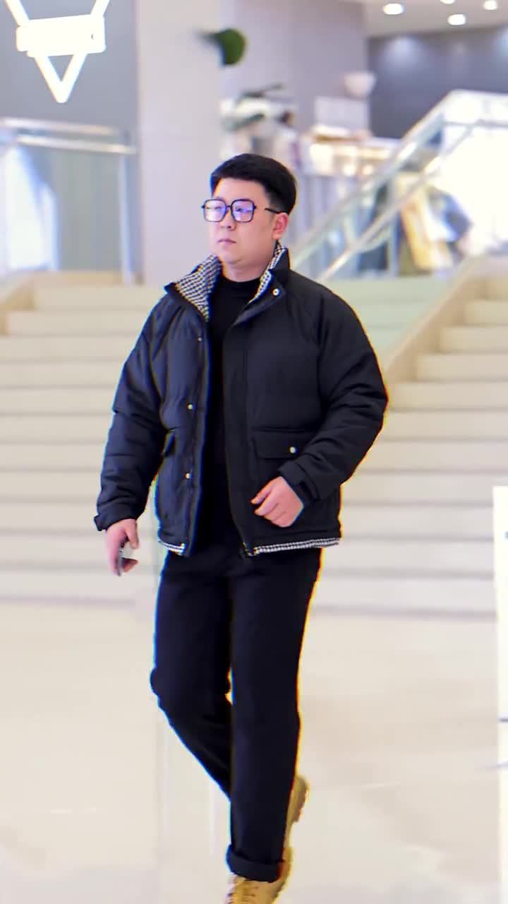冬天适合胖男生的保暖穿搭,你喜欢吗