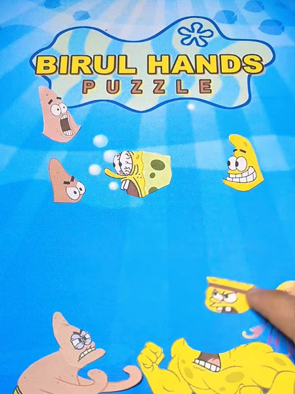 拼图:拼肌肉海绵宝宝和派大星