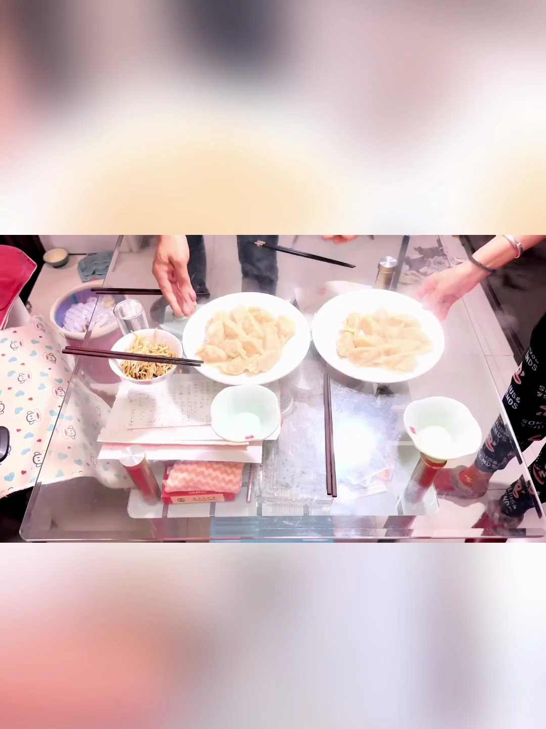 白菜牛肉饺子 大孙子吃美啦