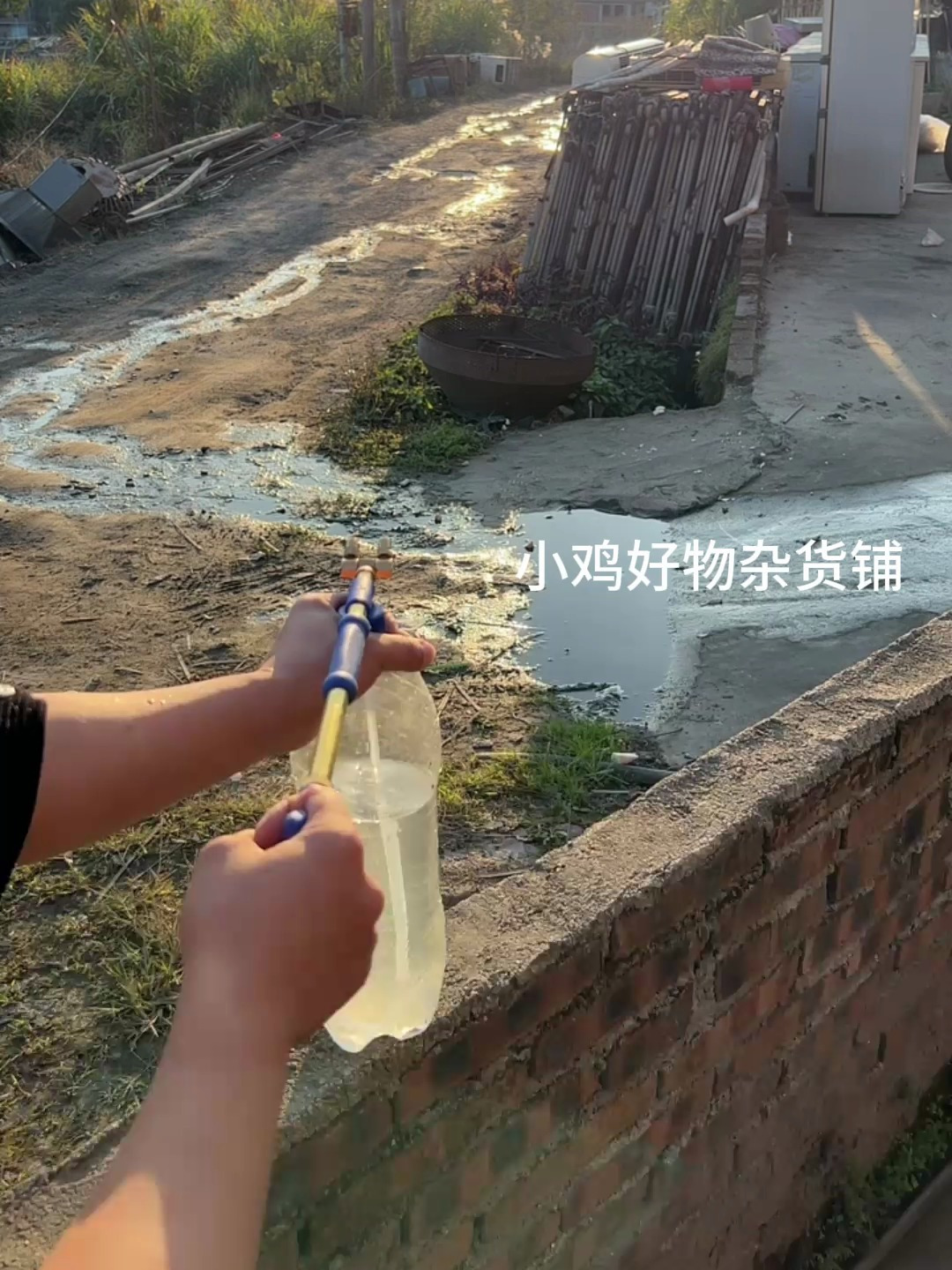 推拉就能轻松喷雾的雾化器,浇个水真的太实用了