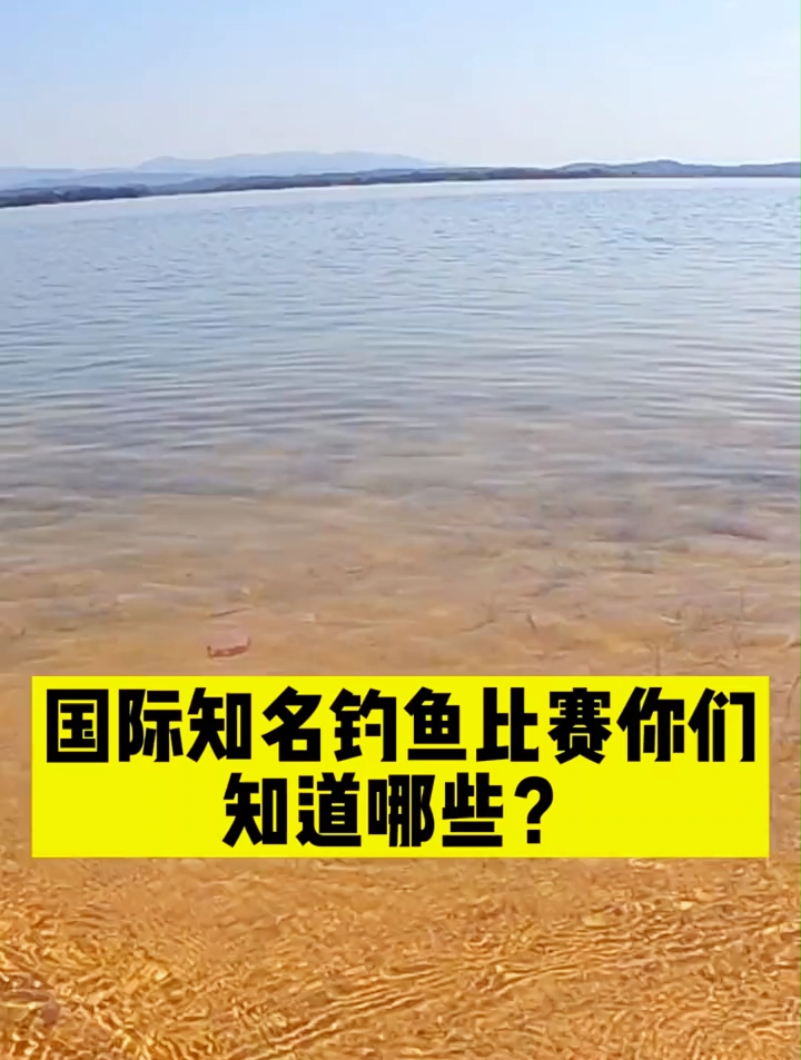 关于钓鱼,这些比赛你都知道吗?