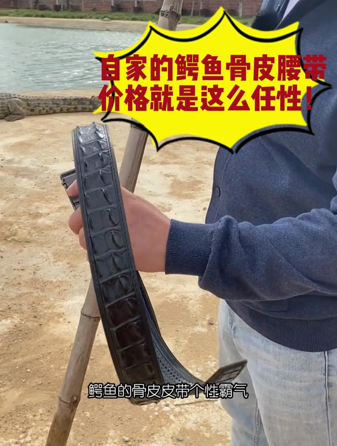 你真的了解鳄鱼皮吗?来看看我们家的鳄鱼皮带