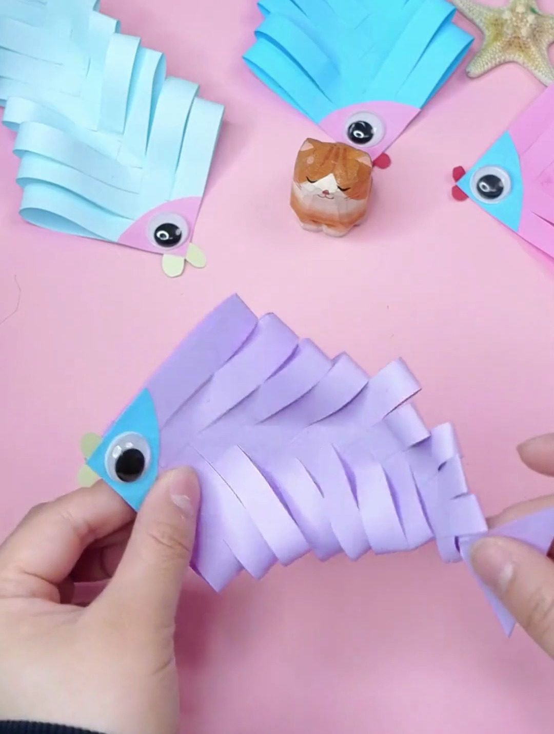 年年有鱼～手工制作一条会动的小鱼吧