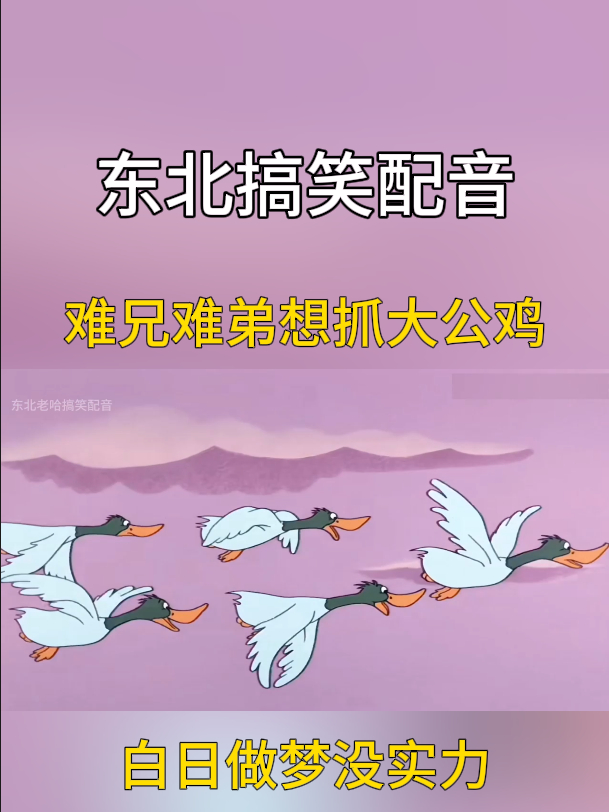搞笑配音:难兄难弟想抓大公鸡,白日做梦没实力!