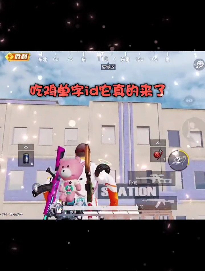 吃鸡单字id他来了