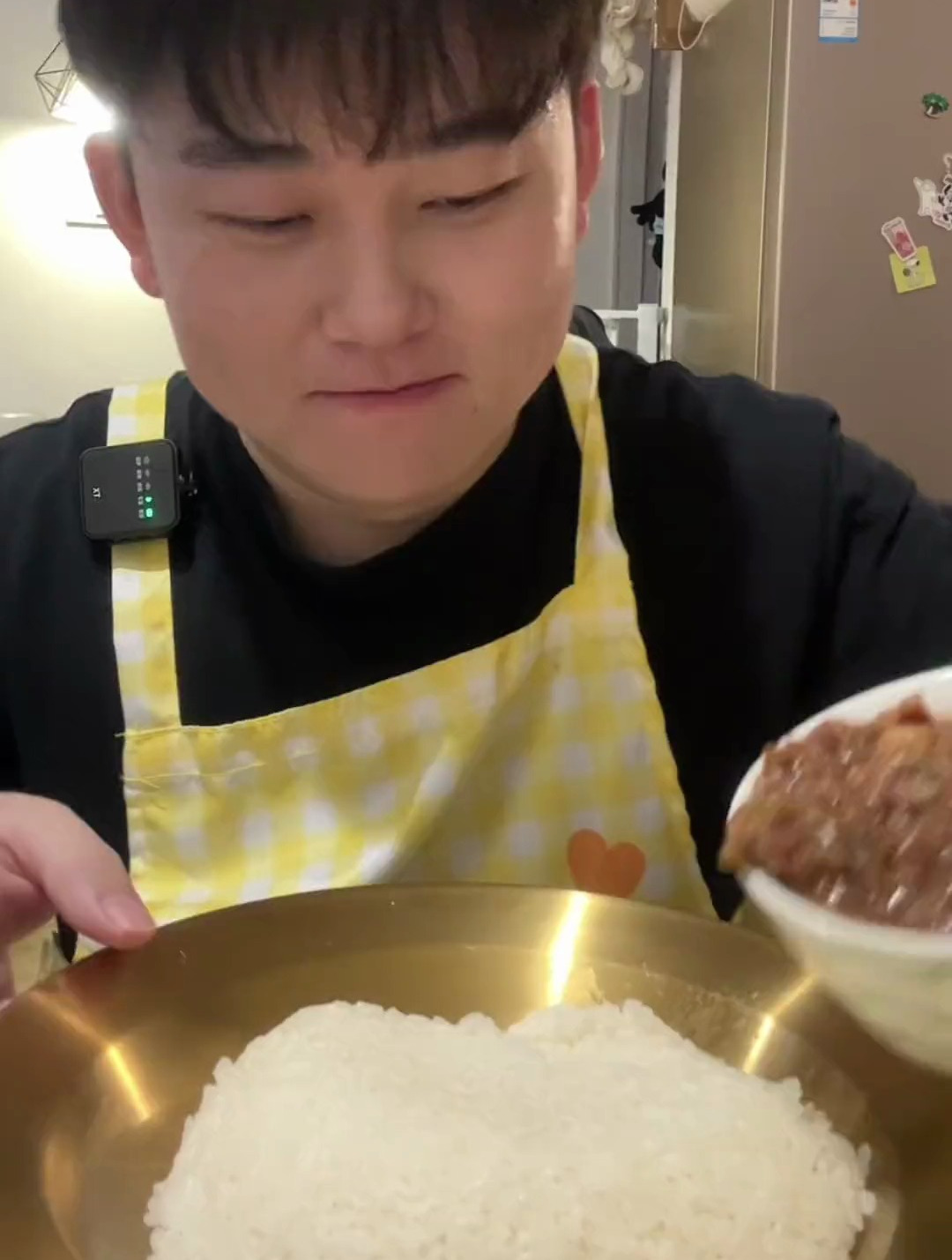 茄子炖土豆红烧肉蘸酱黄瓜