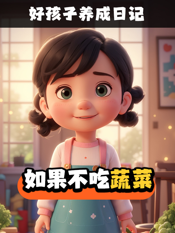 敏敏绘本-养成日记《如果不吃蔬菜》