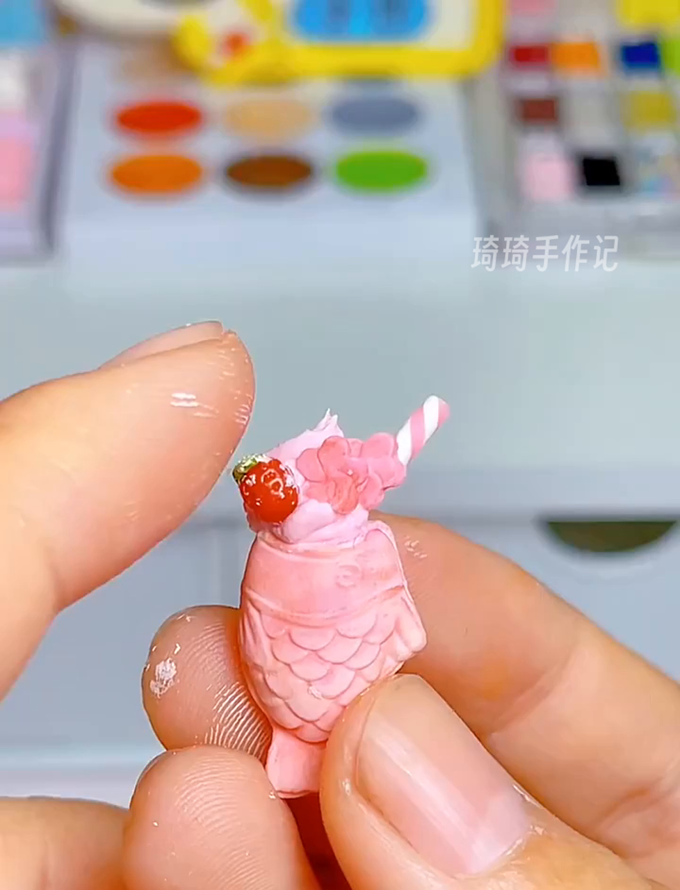 手作超萌小鲷鱼烧冰淇淋,萌化你的心～