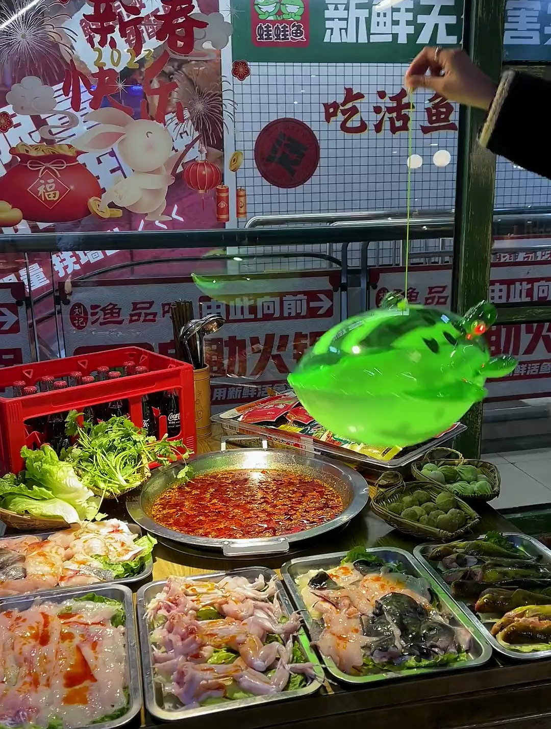 午市78,两个人全时段178的鱼娃自助店……