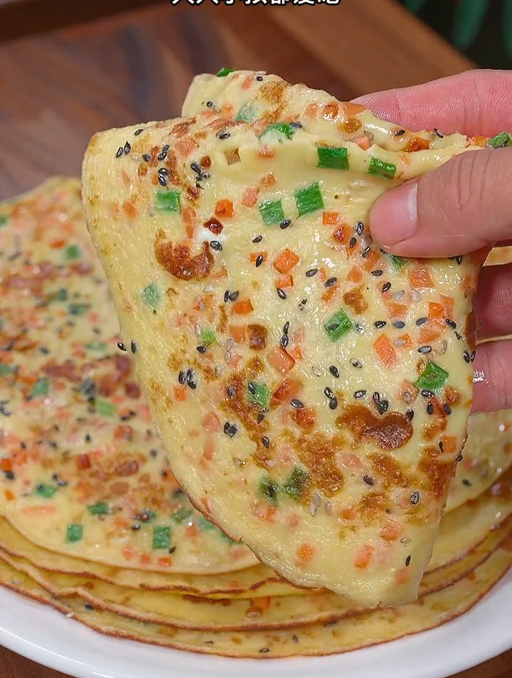 早餐牛奶鸡蛋薄饼