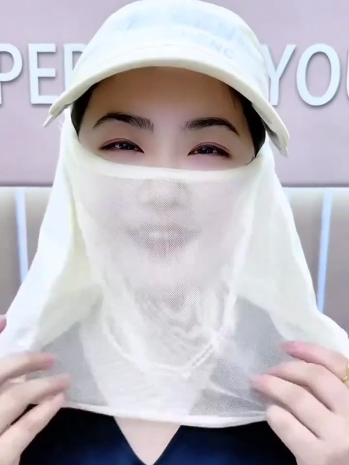 新款遮阳帽子休闲时尚遮脸防晒鸭舌棒球帽男女户外骑车太阳帽