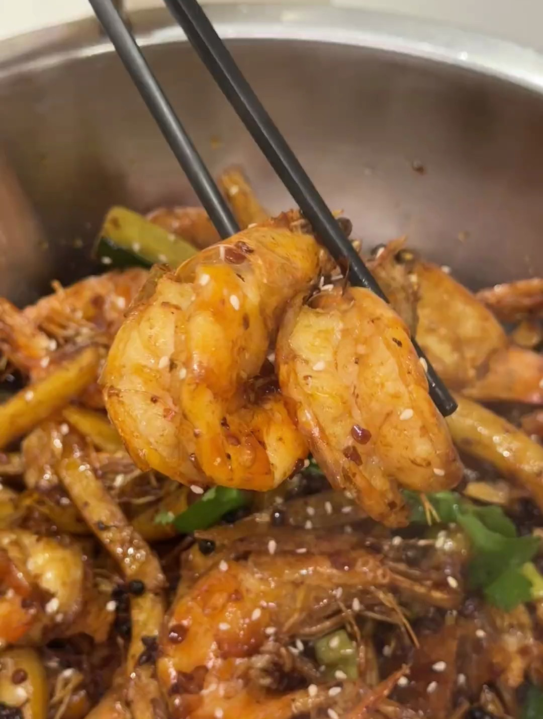 阿田大虾新品干锅虾来啦!