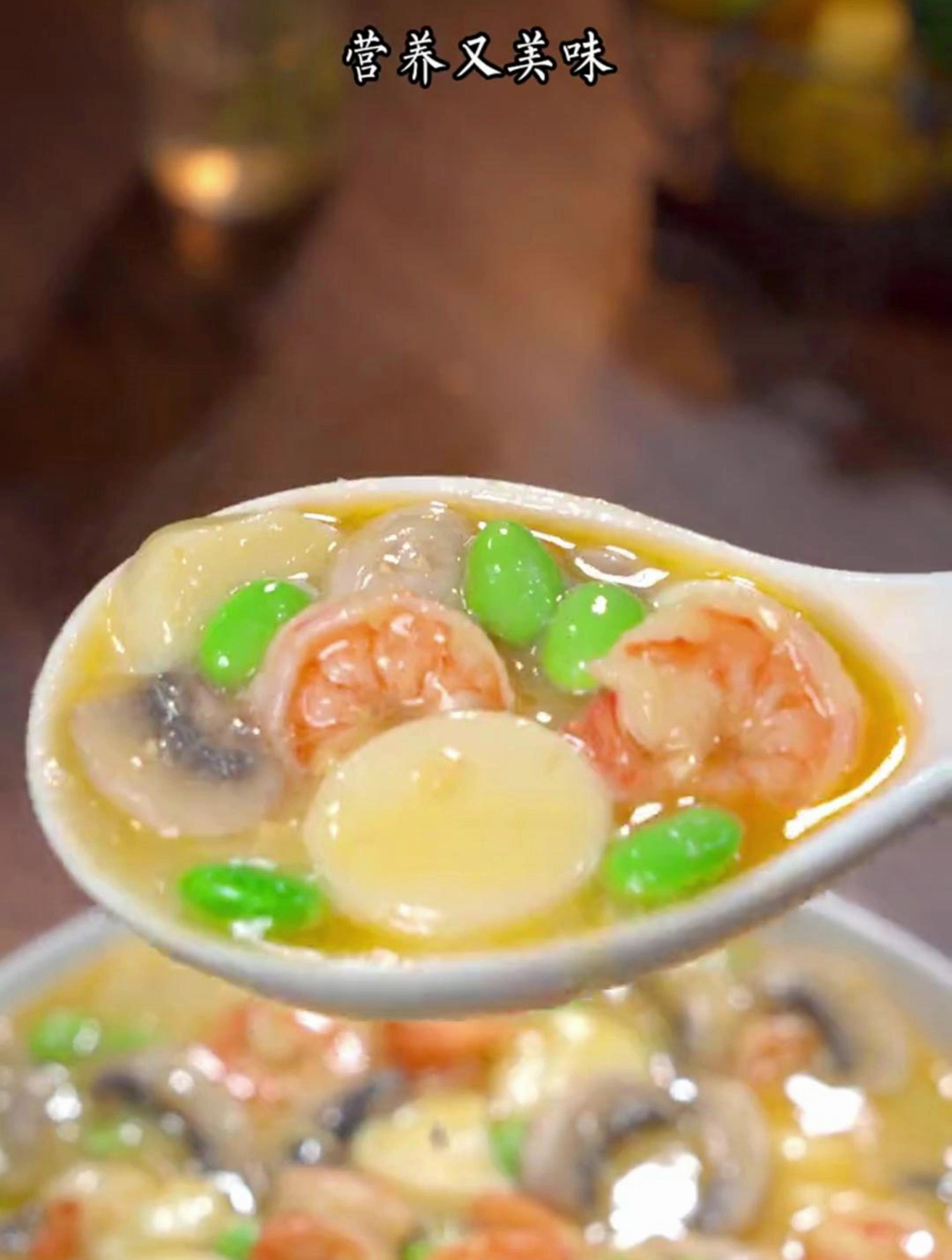 虾仁烩豆腐的家常做法