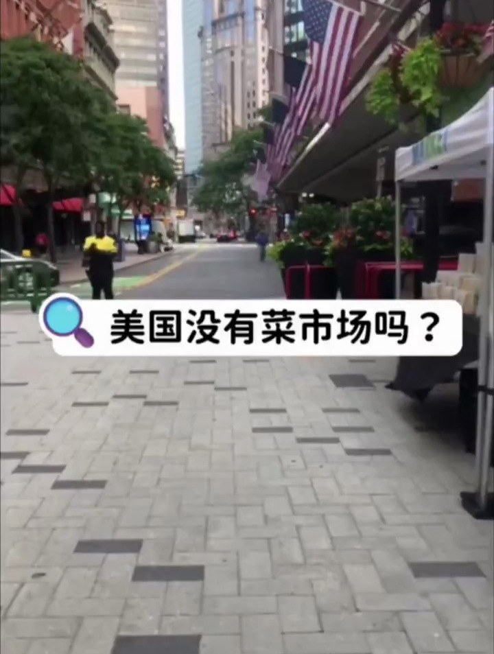 美国居然没有菜市场?!美国人都是只去超市买菜吗?