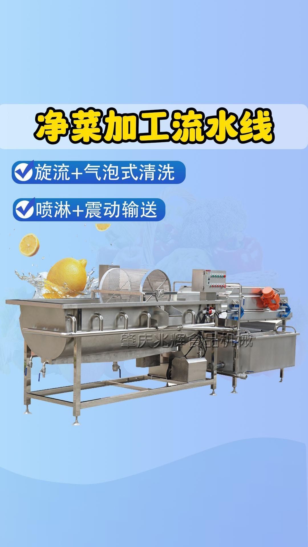 净菜加工流水线,果蔬加工设备