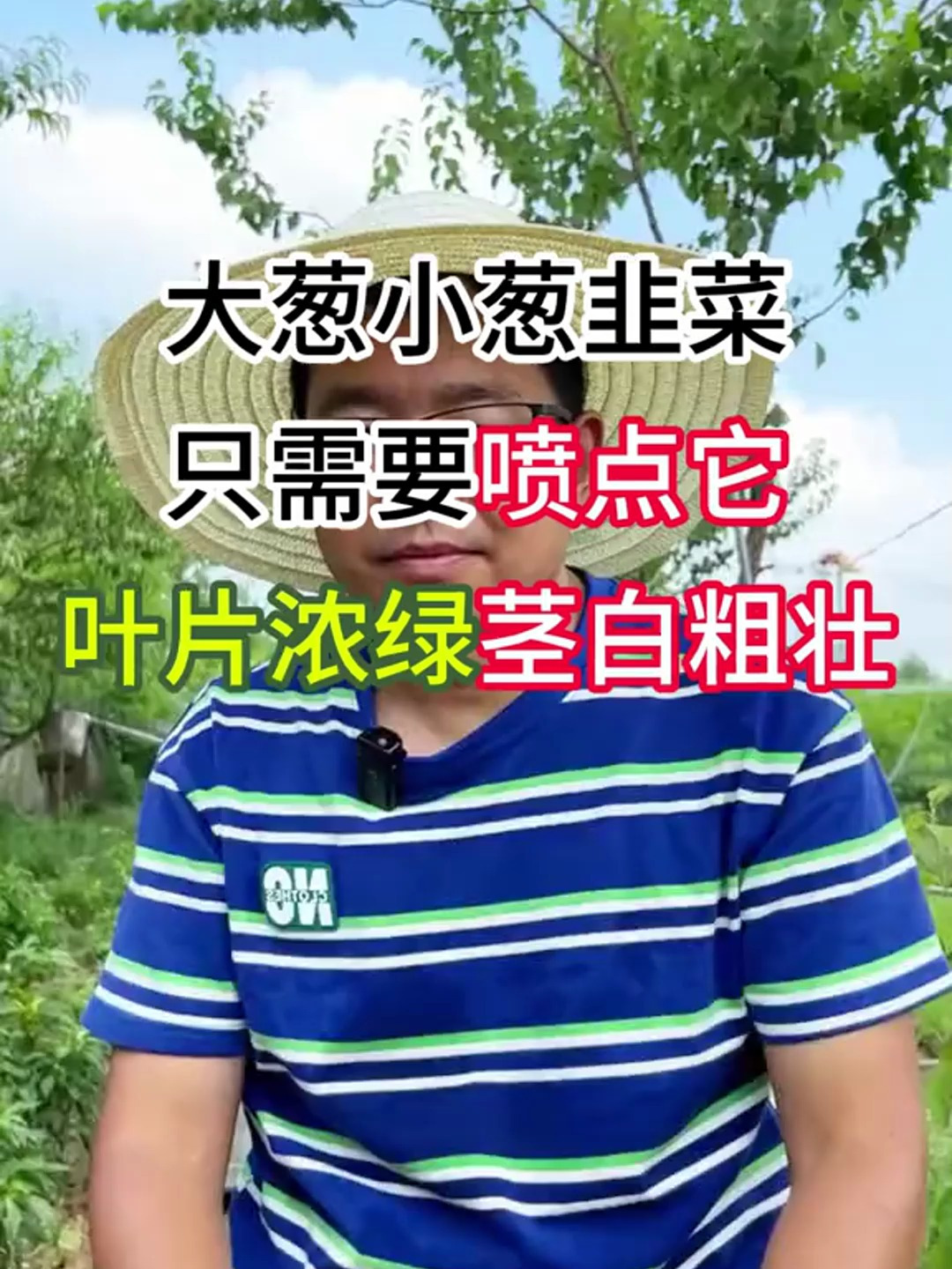 大葱,小葱,韭菜最喜欢的一样东西