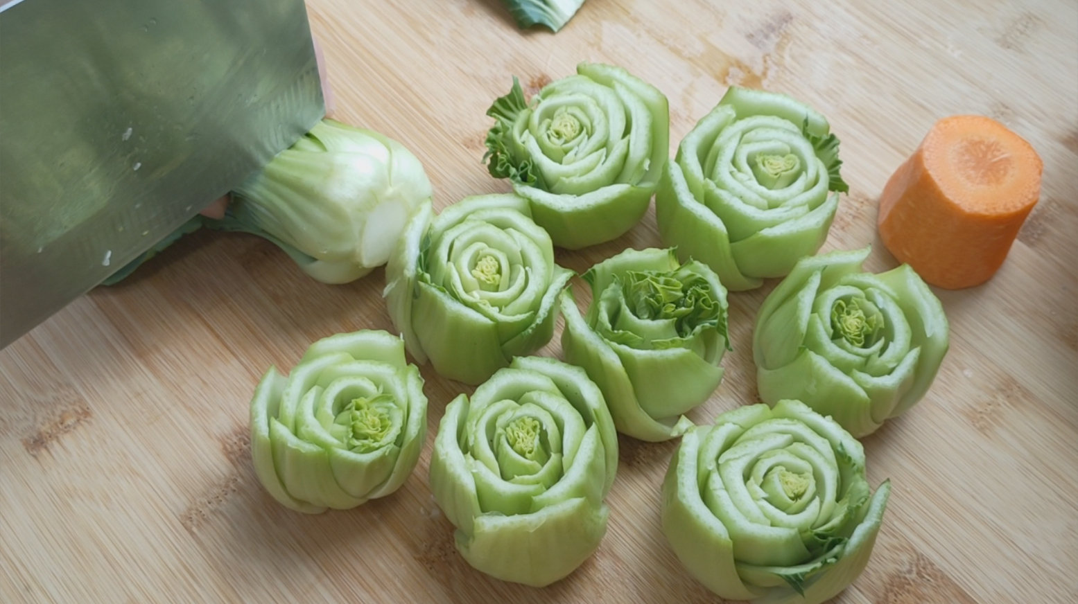 吃了30多年的青菜,第一次做这一盘,一上桌客人都看馋了,好美味