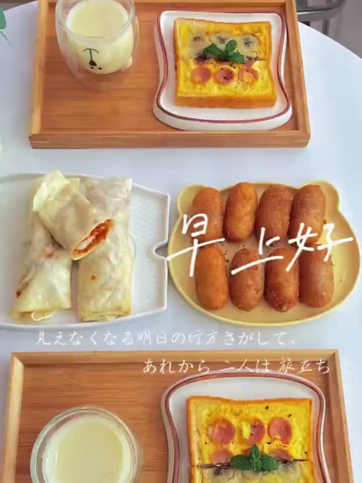 今天整两个不同口味的三明治给小马尝尝