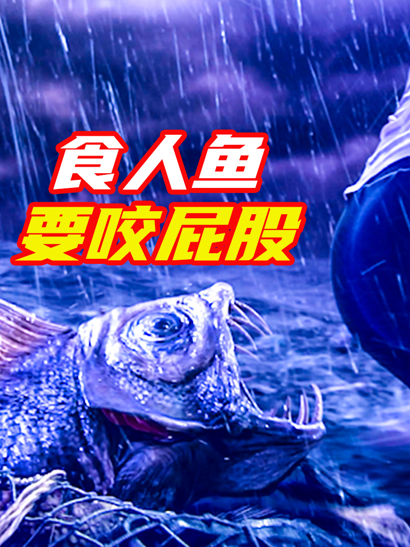 食人鱼疯露出尖牙,朝女人扑去