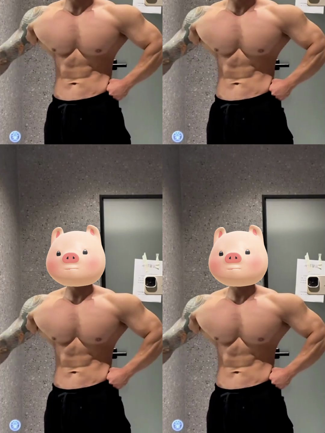 有个大花臂肌肉的肌肉男友,你能接受嘛?
