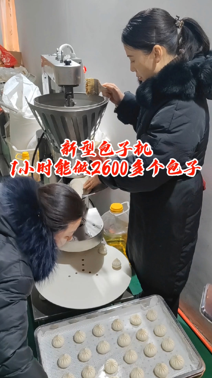 包包子机器,1小时做2600多个包子,1机多用,操作简单
