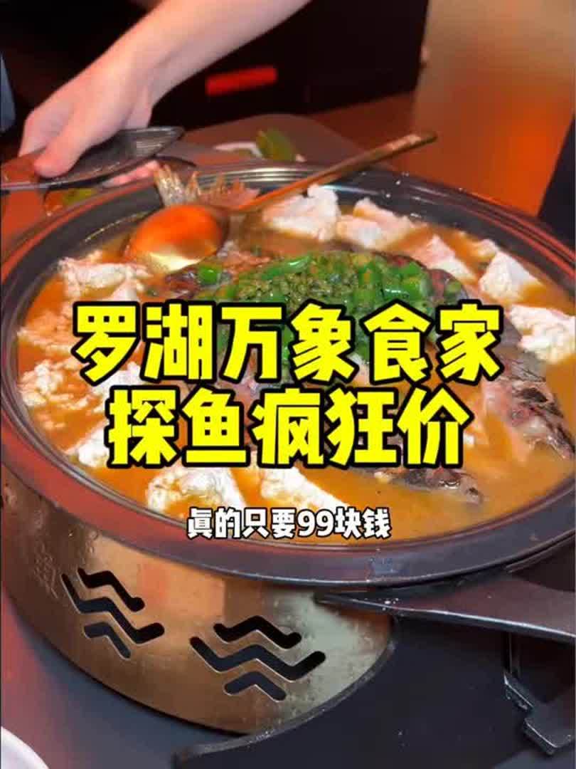 罗湖万象食家新开的探鱼太卷了