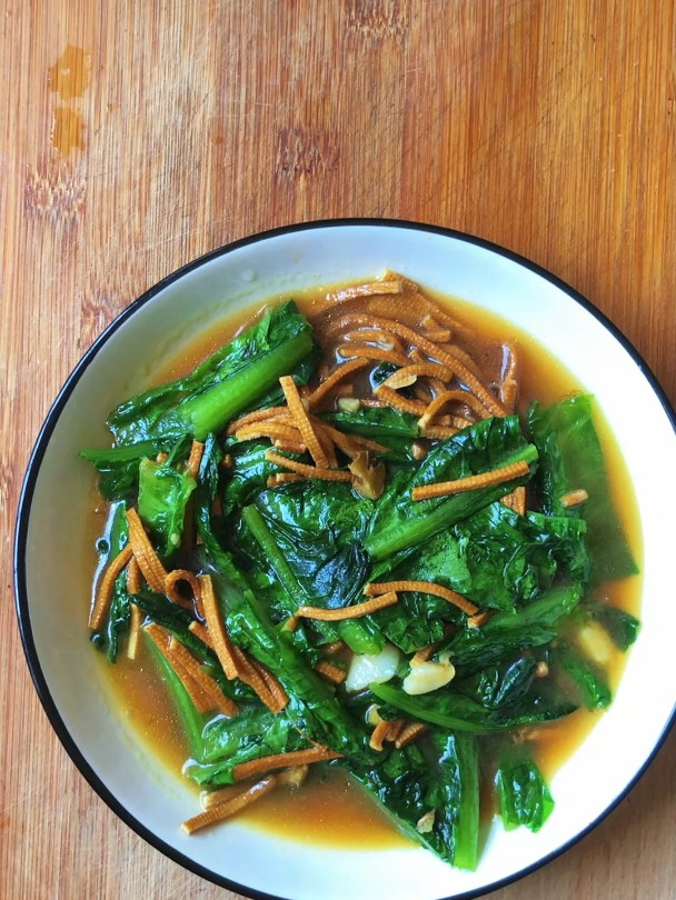 油麦菜的做法,分享一道油麦菜炒豆干丝