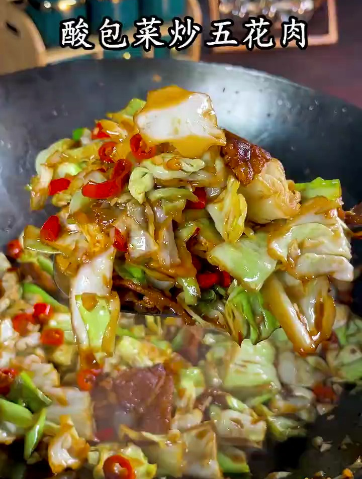 天热了没食欲,包菜这样做酸辣可口超级下饭