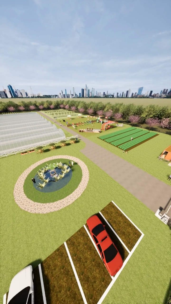 蔬菜园区规划效果图