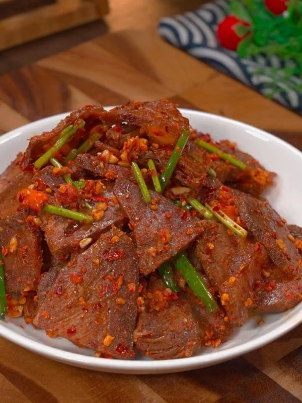 风味独特的干拌牛肉