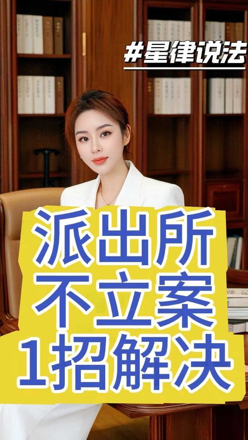 天哪!派出所不立案1招就能解决