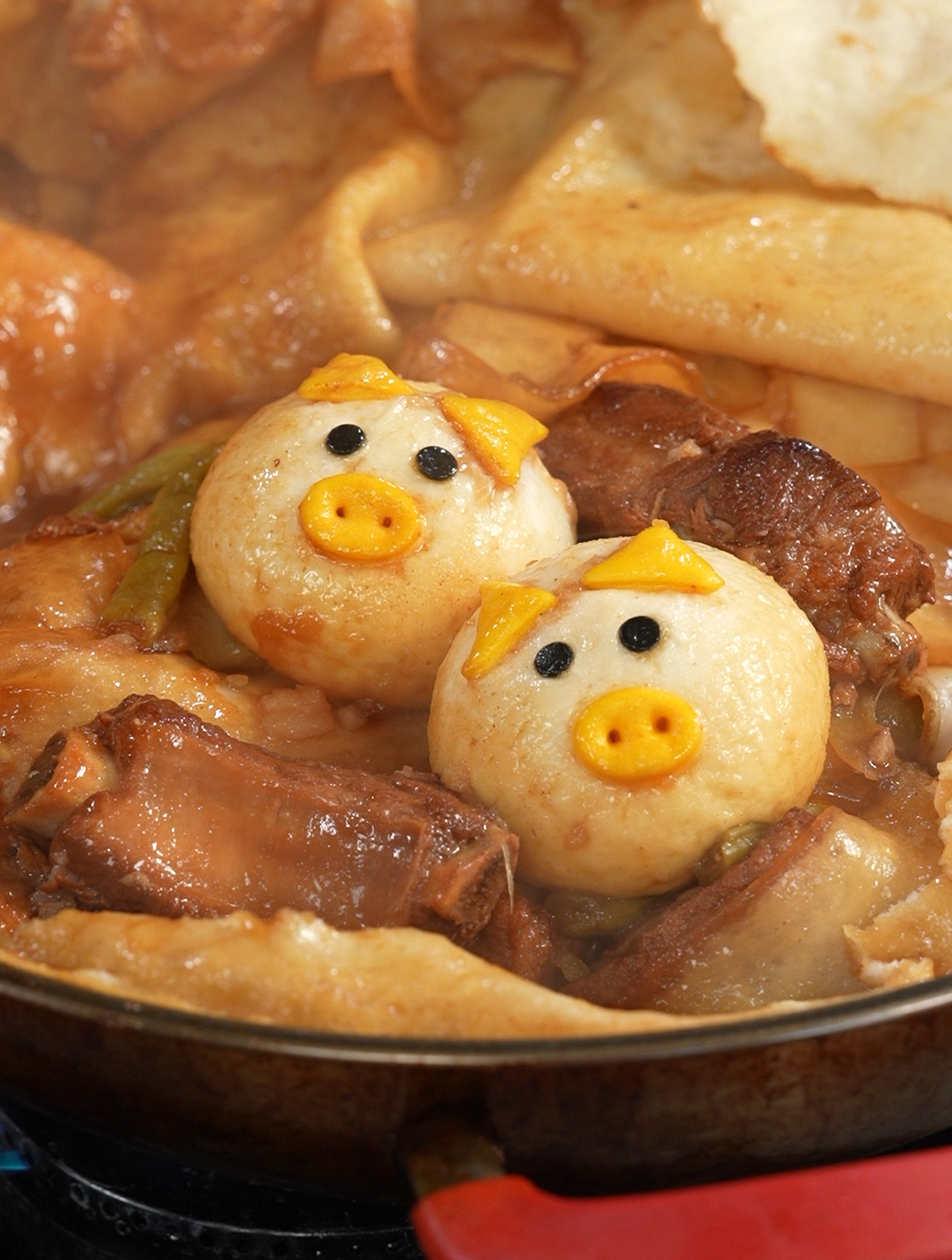 排骨炖豆角太香了!只要60s,解锁小白也能做的最强下饭菜!