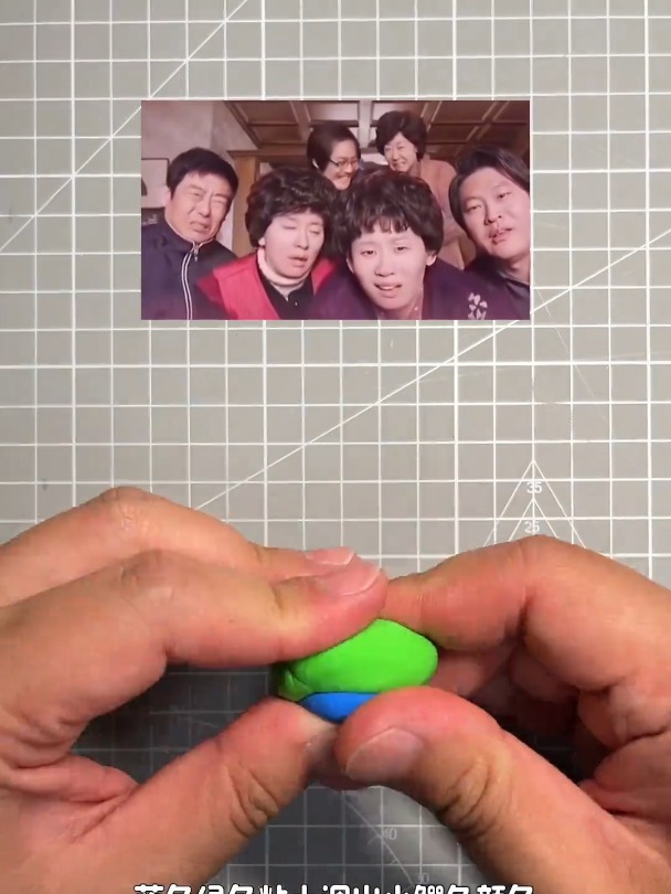 手工|超轻粘土冰箱贴|花鳄鱼