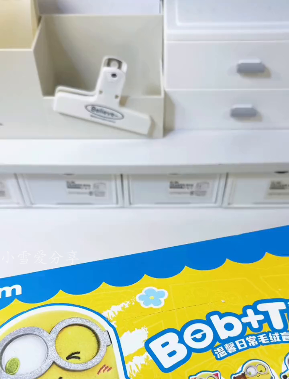 超萌的毛绒玩具,一打开就舍不得送人!Bob和Tim熊的日常系列盲盒,6个普通款+1个限量款