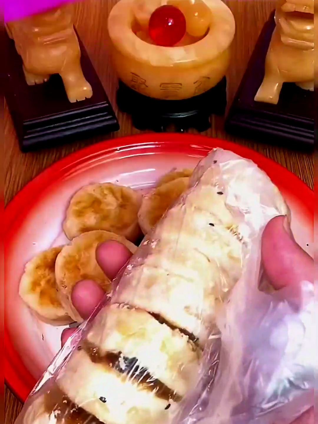 潮汕特产正宗绿豆饼,赶紧试试吧 惠来绿豆饼 绿豆 传统糕点