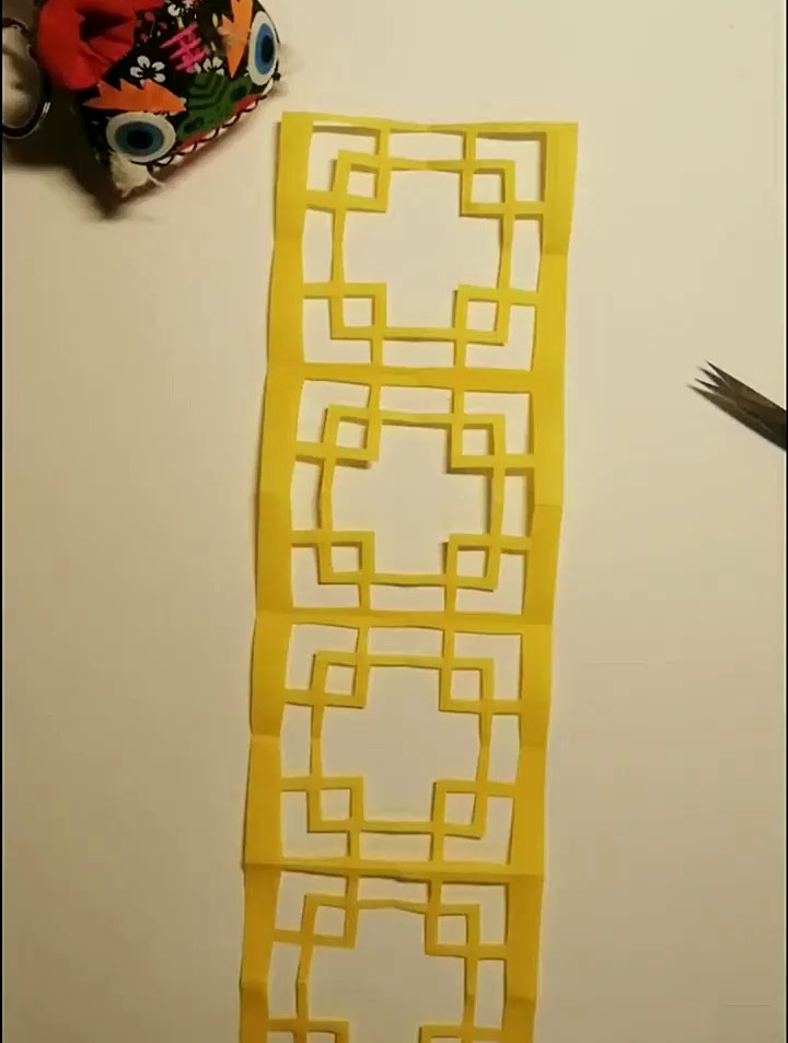 民间剪纸艺术,套方花边教程 非物质文化遗产手工制作 手艺人