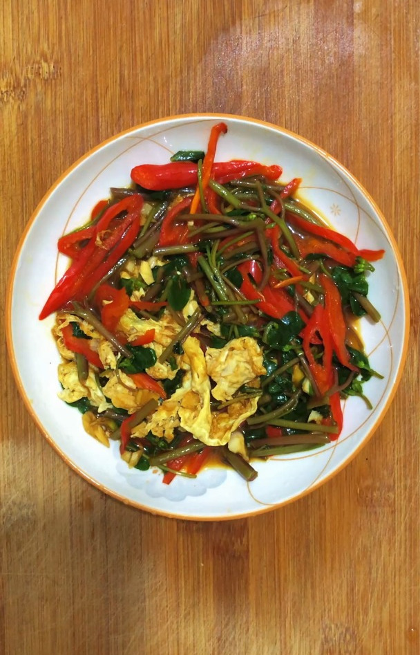 马齿苋炒鸡蛋的做法