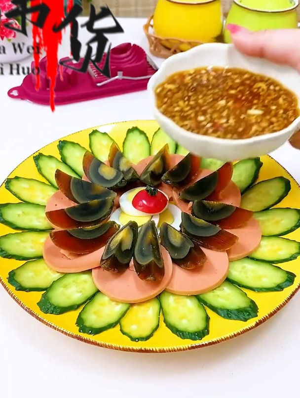 推荐一款花式切蛋器,鸡蛋皮蛋切出新花样,好看又好吃,爆赞!