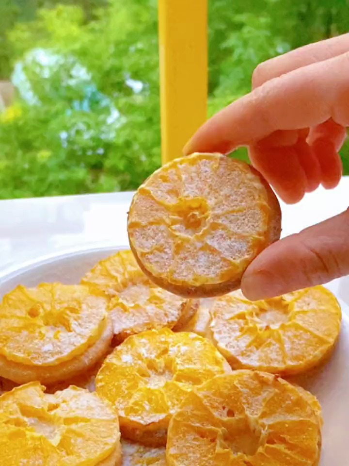 会爆汁儿的香橙曲奇,果香浓郁,做法简单