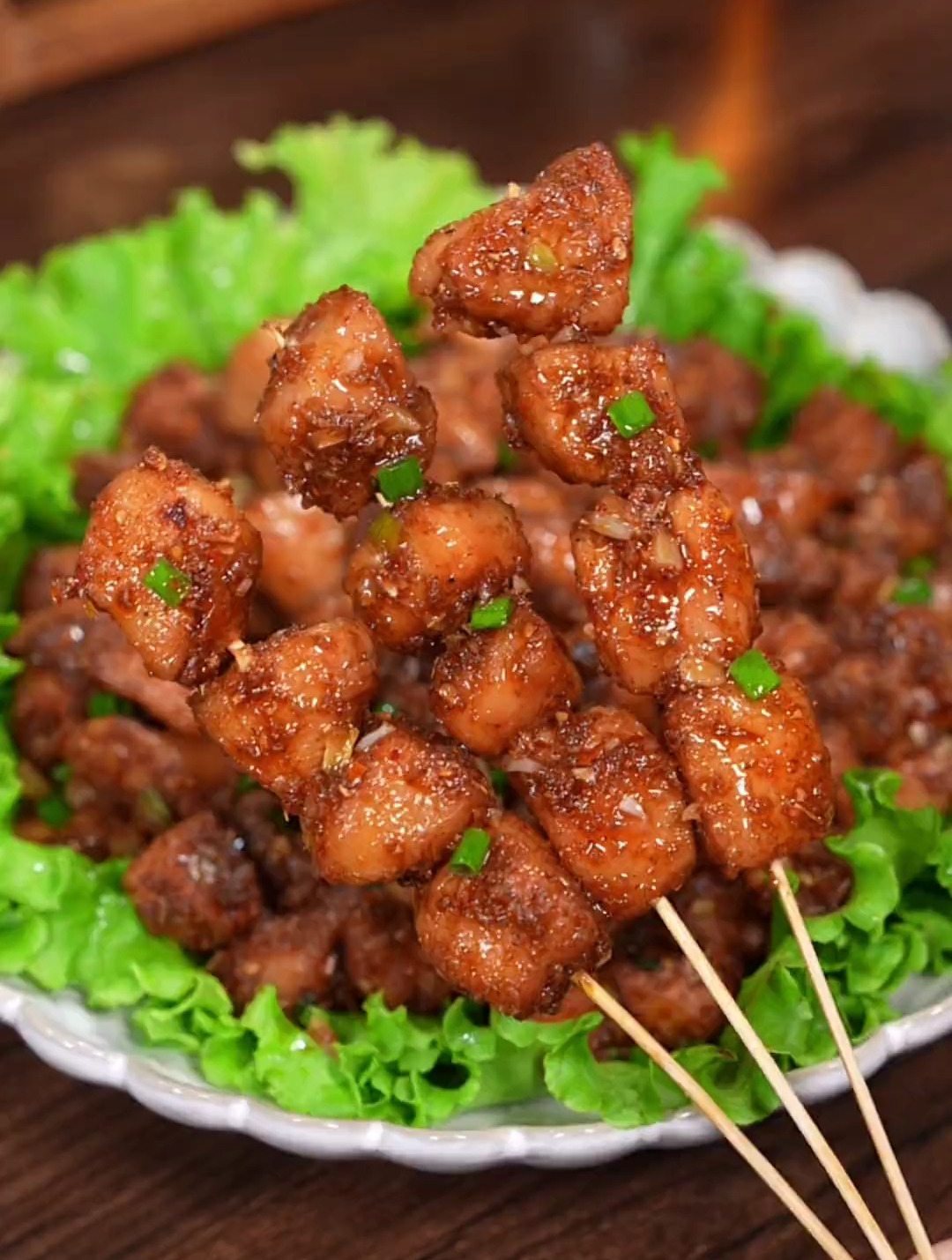 鸡胸肉买回来别再煮着吃了,试试这个孜然鸡丁,爱烤羊肉串还好吃