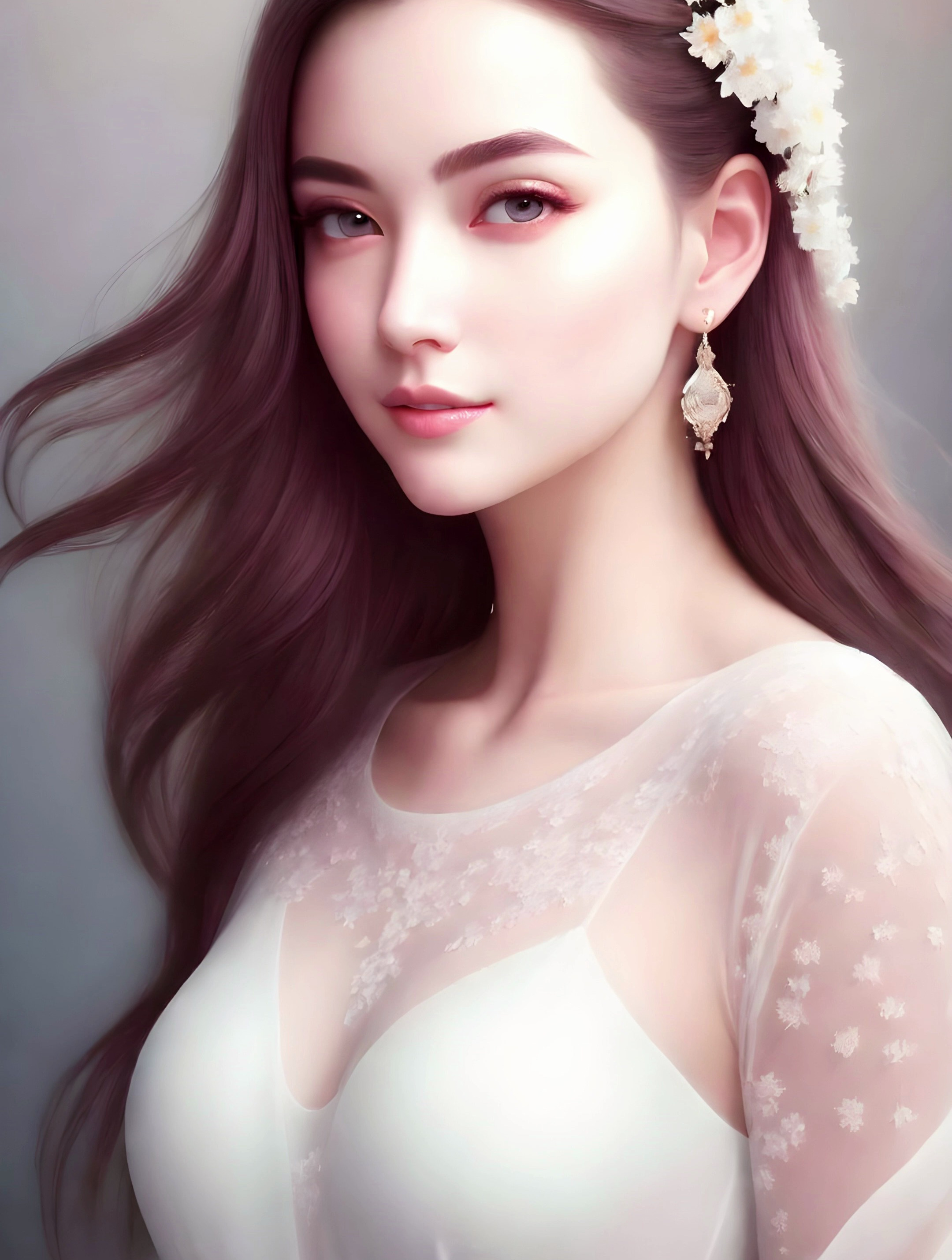 高清美女头像,AI美女壁纸