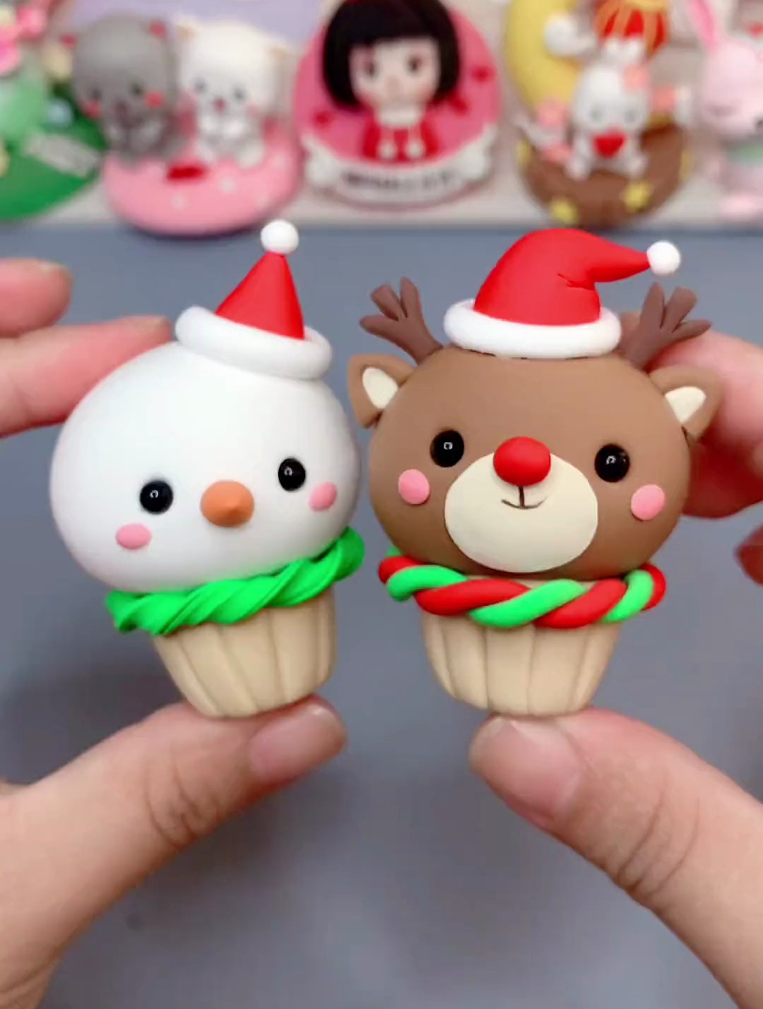 周末宅家捏点可可爱爱的纸杯蛋糕