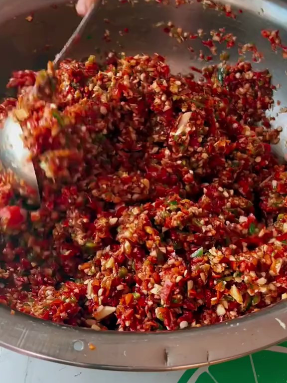 无油无水的辣椒酱这样做,就像商场卖的一样