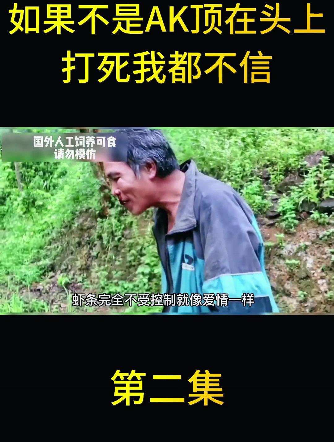 越南老表生吃虾条,如果不是AK顶在头上,打死我都不信