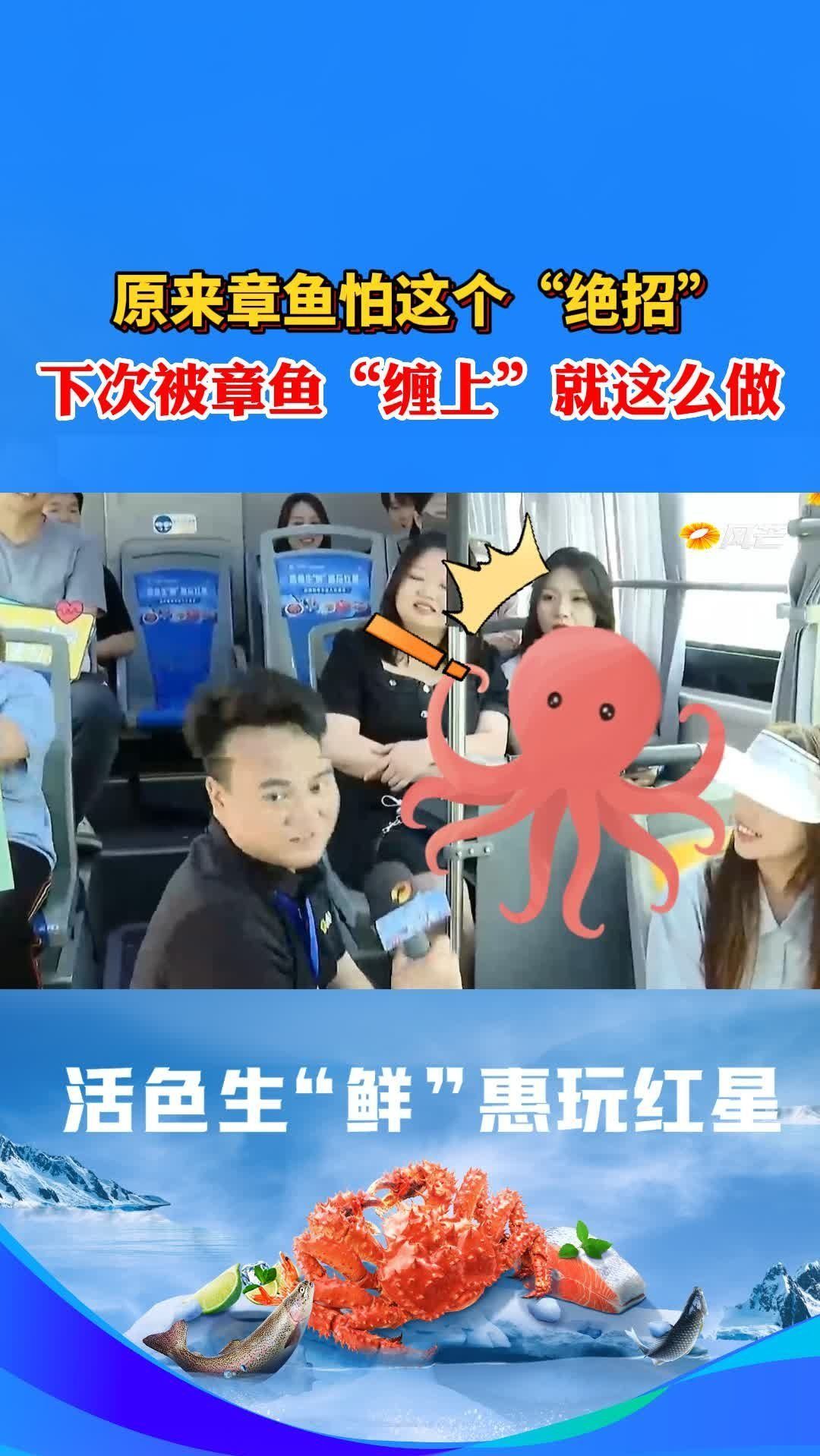 原来章鱼怕这个“绝招”?下次被章鱼“缠上”就这么做!