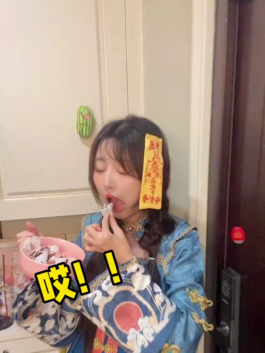 自制巧克力味年糕片!一根年糕吃一晚上,这个夜晚不孤单了!