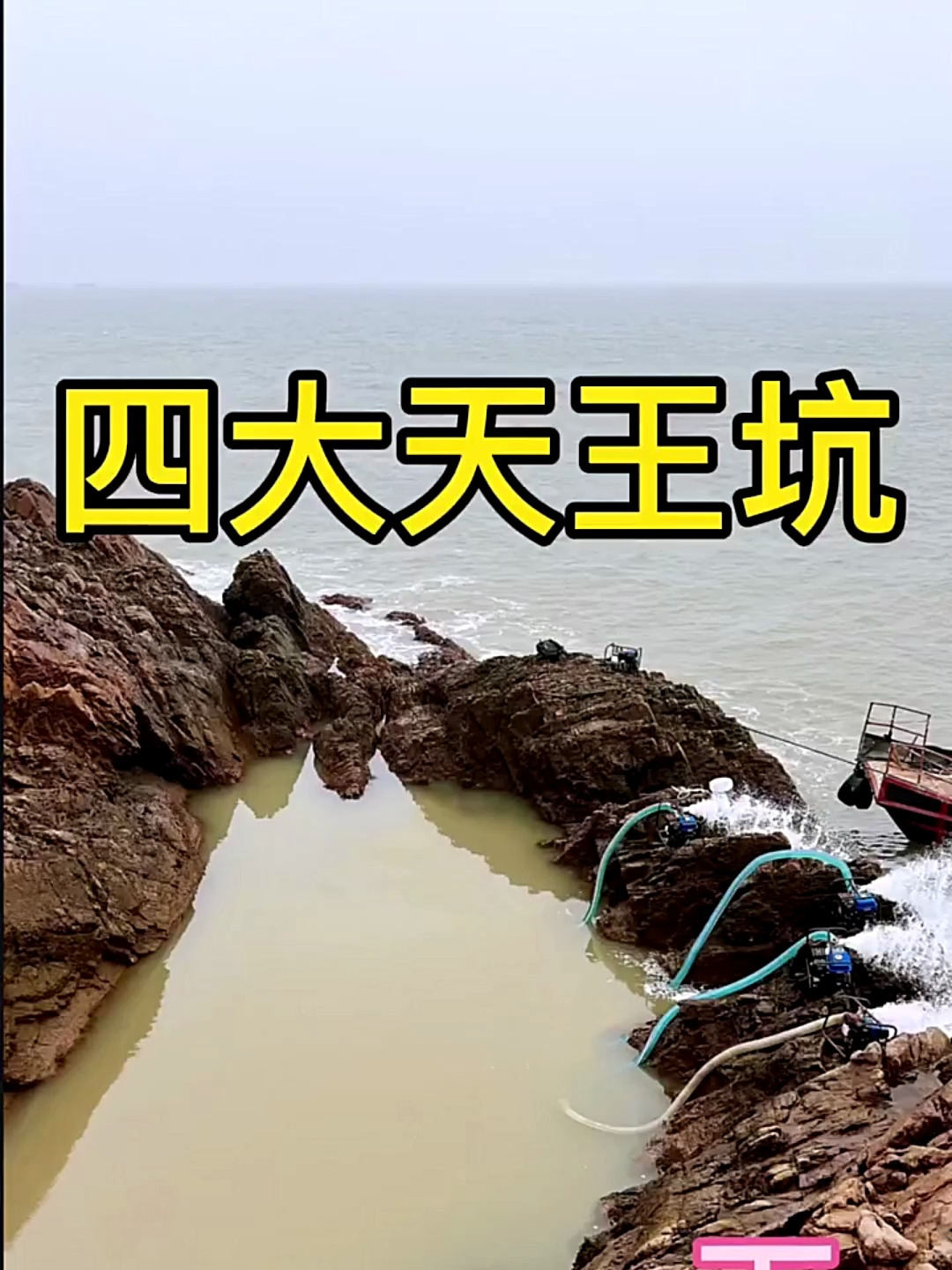 四天王带4台重炮轰炸巨坑 炸出鲨鱼龙虾300一斤淡水鳗鱼「下集」
